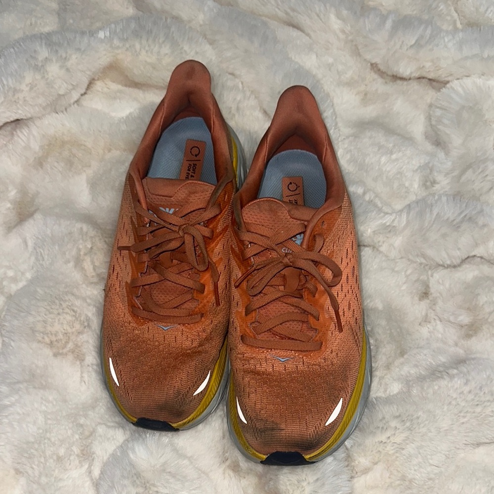 Orange Athletic Running Shoes